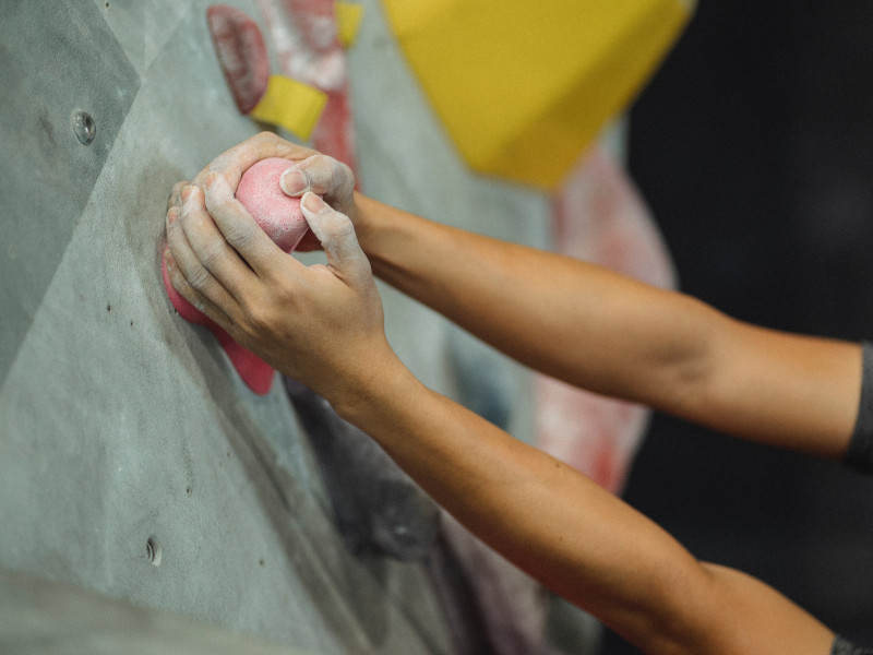 Uso libre en el rocódromo de escalada de Córdoba